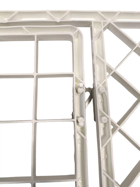 Складаний манеж для собак LEAN Toys з надійними дверцятами 90 x 60 x 60 см Білий (5905991033561) (955555912285531) - Уцінка - зображення 9