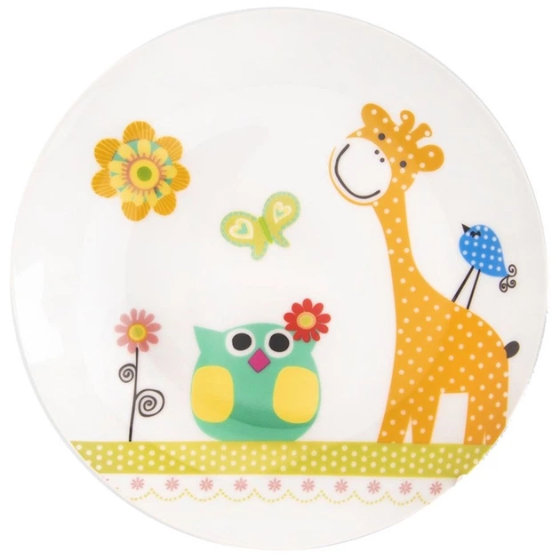 Сніданковий набір Orion Жирафа порцеляновий дитячий 3-елементний (8592381146481) - зображення 3