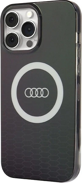 Etui Audi IML Big Logo MagSafe do Apple iPhone 13 Pro Max Black (AU-IMLMIP13PM-Q5/D2-BK) - obraz 2