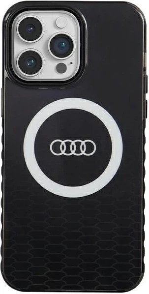 Панель Audi IML Big Logo MagSafe для Apple iPhone 14 Pro Max Black (AU-IMLMIP14PM-Q5/D2-BK) - зображення 1