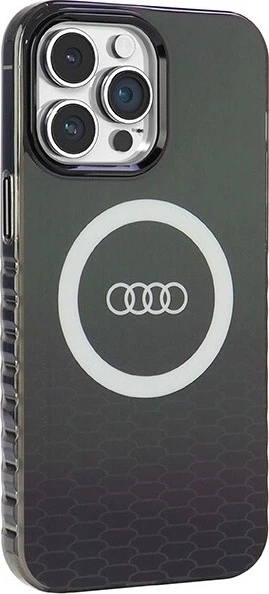 Панель Audi IML Big Logo MagSafe для Apple iPhone 14 Pro Max Black (AU-IMLMIP14PM-Q5/D2-BK) - зображення 3