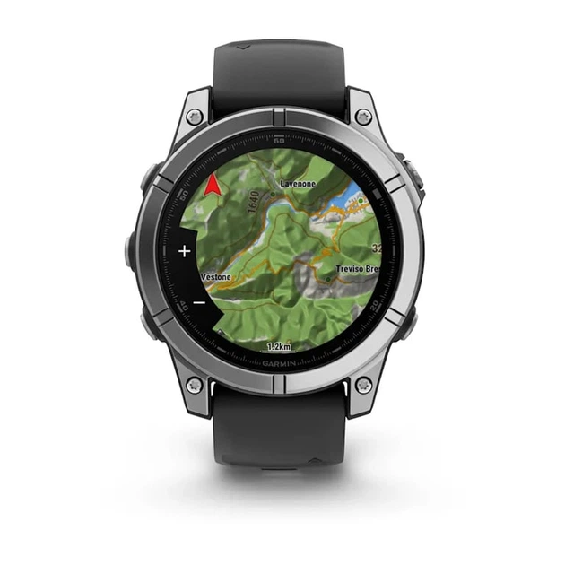 Смарт-годинник Garmin Fenix E 47mm Amoled Stainless Steel with Black Silicone Band (010-03025-02/00) - Фото 3 Смарт-годинник Garmin Fenix E 47mm Amoled Stainless Steel with Black Silicone Band (010-03025-02/00) - зображення 3