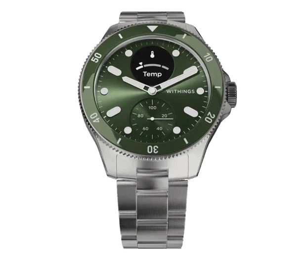 Смарт-годинник Withings ScanWatch Nova 42mm Green - изображение 2