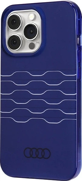 Etui Audi IML MagSafe do Apple iPhone 13 Pro/13 Navy Blue (AU-IMLMIP13P-A6/D3-BE) - obraz 2