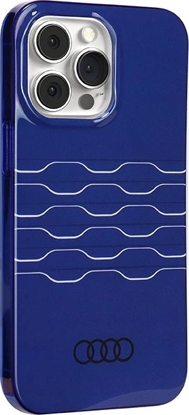 Etui Audi IML MagSafe do Apple iPhone 13 Pro/13 Navy Blue (AU-IMLMIP13P-A6/D3-BE) - obraz 3