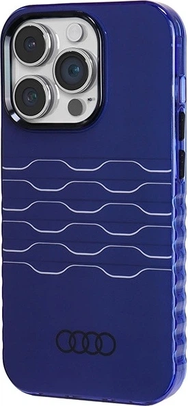 Etui Audi IML MagSafe do Apple iPhone 14 Pro Navy Blue (AU-IMLMIP14P-A6/D3-BE) - obraz 2