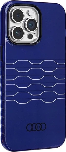Etui Audi IML MagSafe do Apple iPhone 14 Pro Max Navy Blue (AU-IMLMIP14PM-A6/D3-BE) - obraz 3