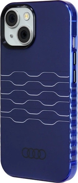 Etui Audi IML MagSafe do Apple iPhone 15/14/13 Navy Blue (AU-IMLMIP15-A6/D3-BE) - obraz 2