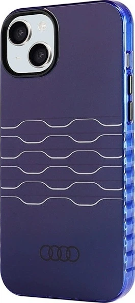 Etui Audi IML MagSafe do Apple iPhone 15 Plus/14 Plus Navy Blue (AU-IMLMIP15M-A6/D3-BE) - obraz 2