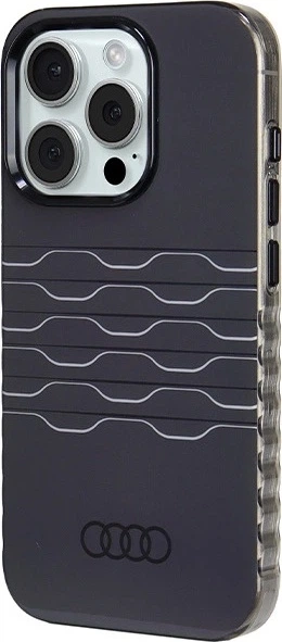 Панель Audi IML MagSafe для Apple iPhone 15 Pro Black (AU-IMLMIP15P-A6/D3-BK) - зображення 2