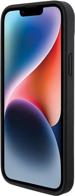 Панель BMW Perforated Tricolor Line для Apple iPhone 15 Plus/14 Plus Black (BMHCP15M23PUPVK) - зображення 5