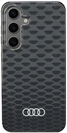 Etui Audi IML Stitching Pattern MagSafe do Samsung Galaxy S24 (S921) Black (AU-IMLMS24-Q5/D3-BK) - obraz 1