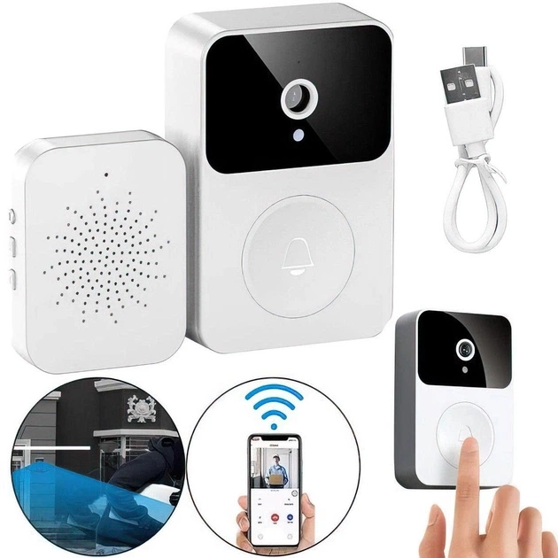 Бездротовий дверний відеодзвінок WiFi Smart Doorbell M6 - изображение 6