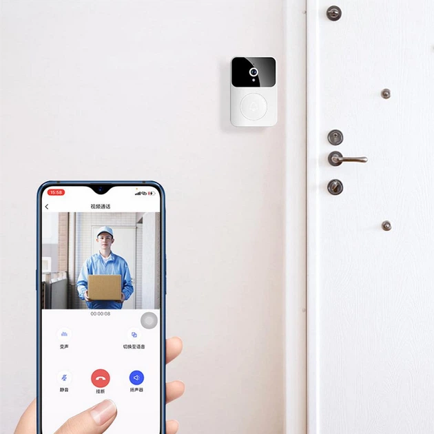 Бездротовий дверний відеодзвінок WiFi Smart Doorbell M6 - изображение 13
