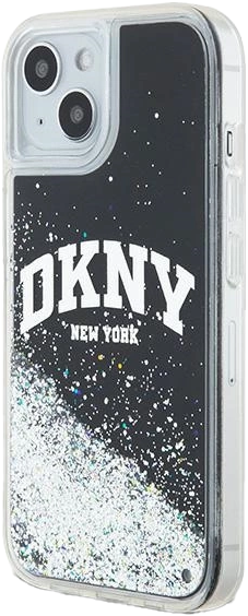 Etui DKNY Liquid Glitter Big Logo do Apple iPhone 13/14/15 Black (3666339270711) - obraz 2