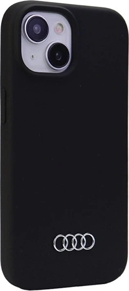 Etui Audi Silicone Case do Apple iPhone 15/14/13 Black (AU-LSRIP15-Q3/D1-BK) - obraz 3