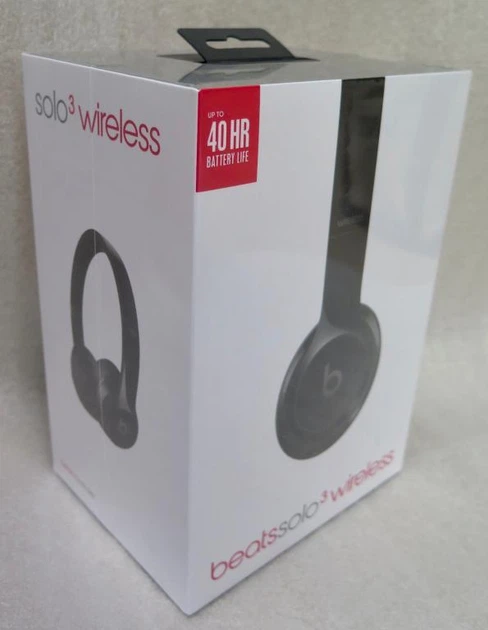 Накладные наушники Beats Solo 3 Wireless Headphones Black (модель