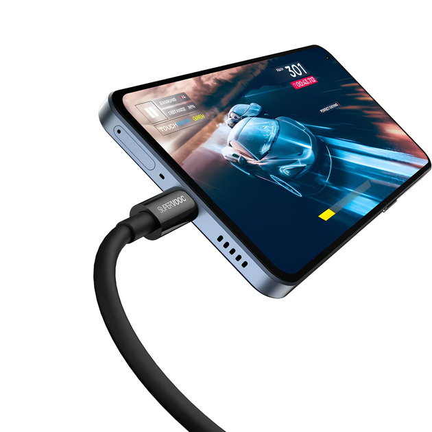 Кабель Baseus Superior Series (SUPERVOOC) Fast Charging Data Type-C 65W 1м Black (CAYS000901) - зображення 6