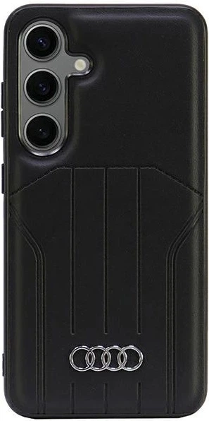 Etui Audi Synthetic Leather MagSafe do Samsung Galaxy S24 (S921) Black (AU-TPUPCMS24-Q5/D1-BK) - obraz 1