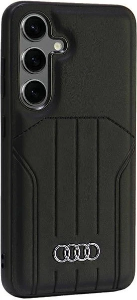 Etui Audi Synthetic Leather MagSafe do Samsung Galaxy S24 (S921) Black (AU-TPUPCMS24-Q5/D1-BK) - obraz 3