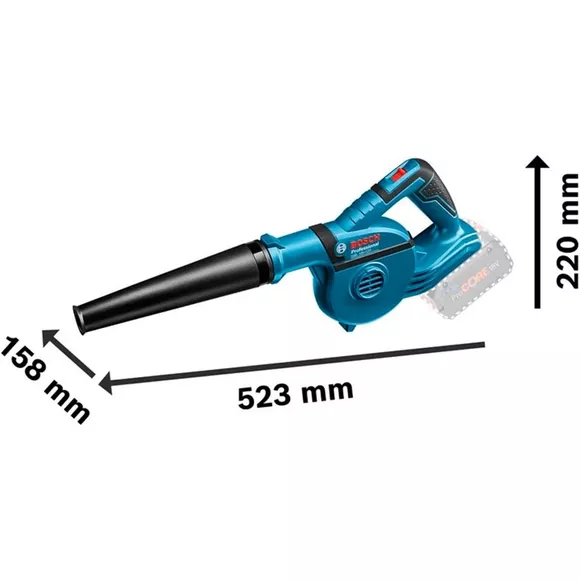 Профессиональная воздуходувка аккумуляторная Bosch GBL 18V-120 Professional (без акб и з/п) SDRT_506019F5100 - изображение 2
