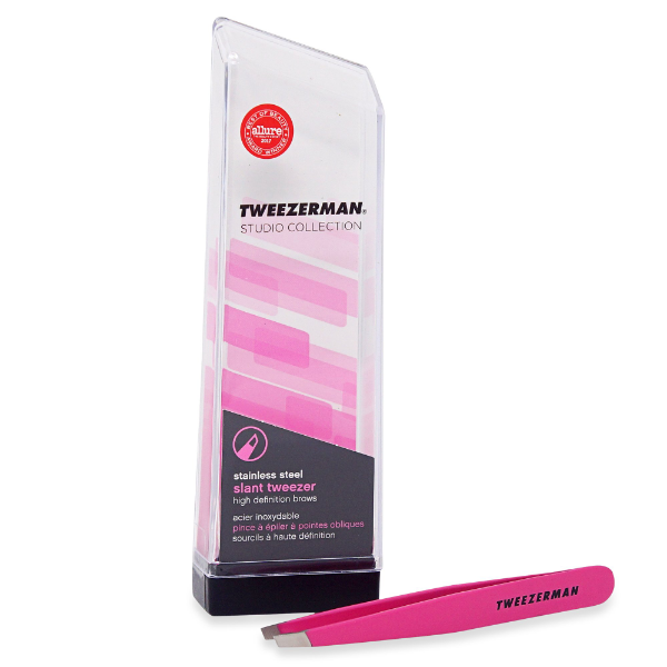 Пинцет для бровей Tweezerman Slant Tweezer Pink Perfection (9 см) - изображение 4