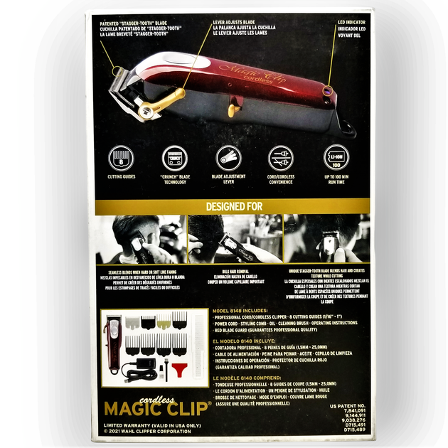 Беспроводная машинка для стрижки Wahl 5 Star Magic Clip Cord - изображение 10