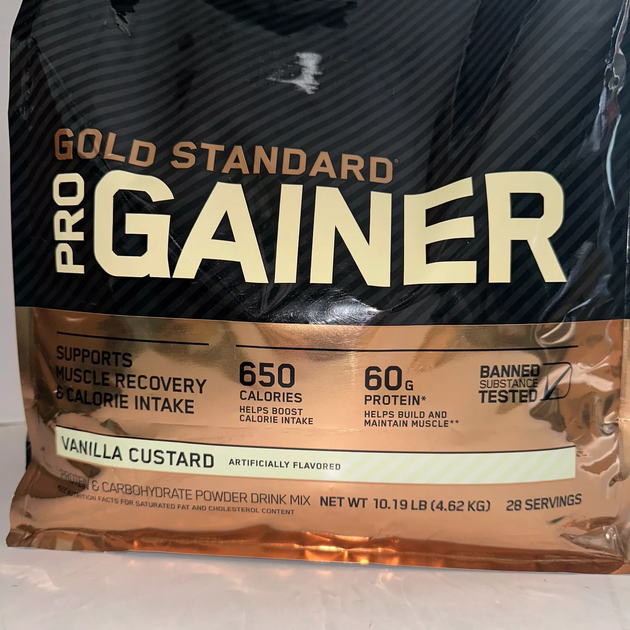 Протеїнова суміш з вітамінами та мінералами гейнер Optimum Nutrition Gold Standard Pro Gainer (4.6 кг) - зображення 7