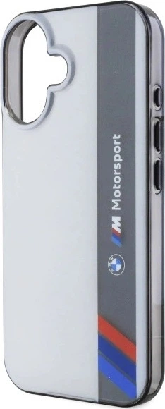 Панель BMW Motosport IML Vertical Stripe для Apple iPhone 16 Gray (BMHCP16S23HTFEG) - зображення 6