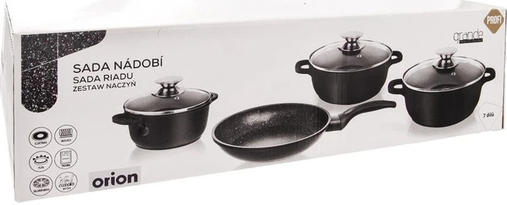 Zestaw garnków Orion Grande z patelnią 7 elementów (8592381153168) - obraz 10