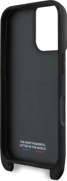 Etui plecki BMW M Edition Carbon Stripe & Strap do Apple iPhone 16 Black (BMHCP16S23PSCCK) - obraz 6