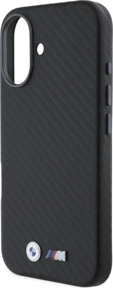 Etui plecki BMW Carbon Wrapped Metal do Apple iPhone 16 Black (BMHCP16S23PUFWC) - obraz 6