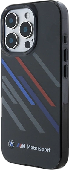 Панель BMW Motosport IML Random Stripes для Apple iPhone 16 Pro Max Black (BMHCP16X23HTRAK) - зображення 2