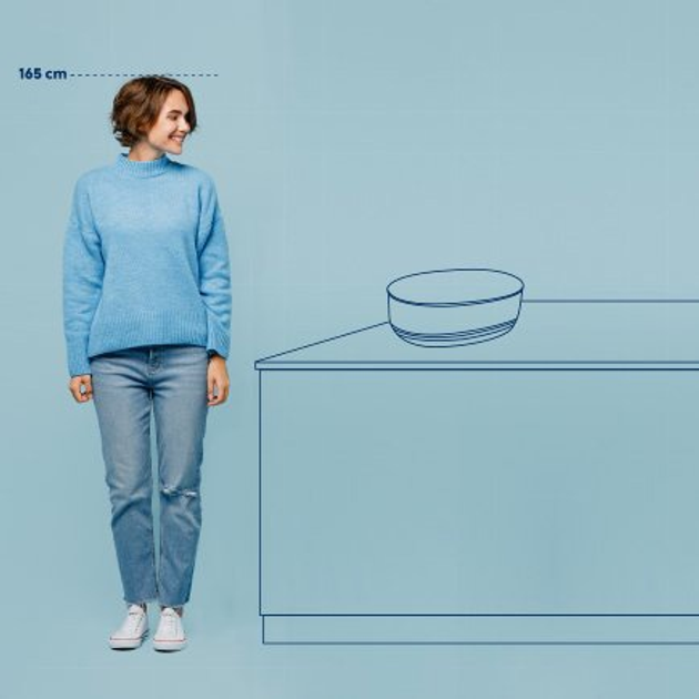 Chlebnik Kela Namur 37.5 x 23 x 14 cm Ciemno-szary (12063) - obraz 5