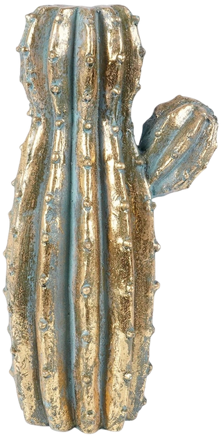 Ваза для квітів Vilde золотий кактус 41.5 см (8720573501682) - зображення 1