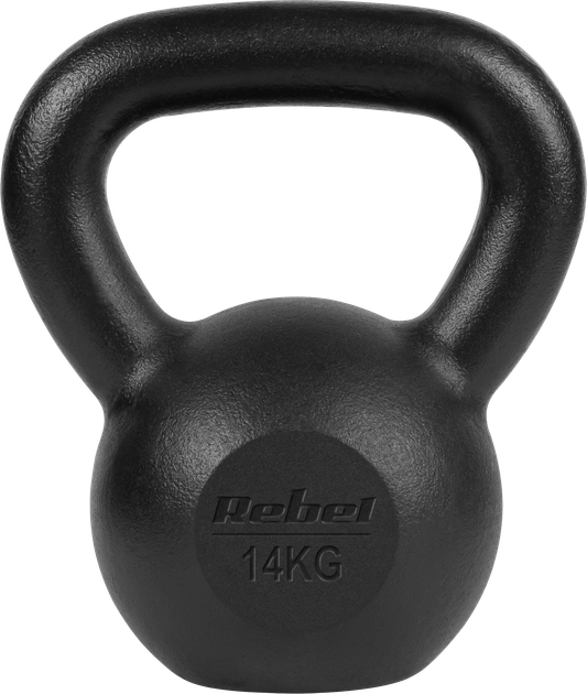 Kettlebell bitumiczny Rebel Active RBA-2323-14 14 kg (5901890111638) - obraz 2