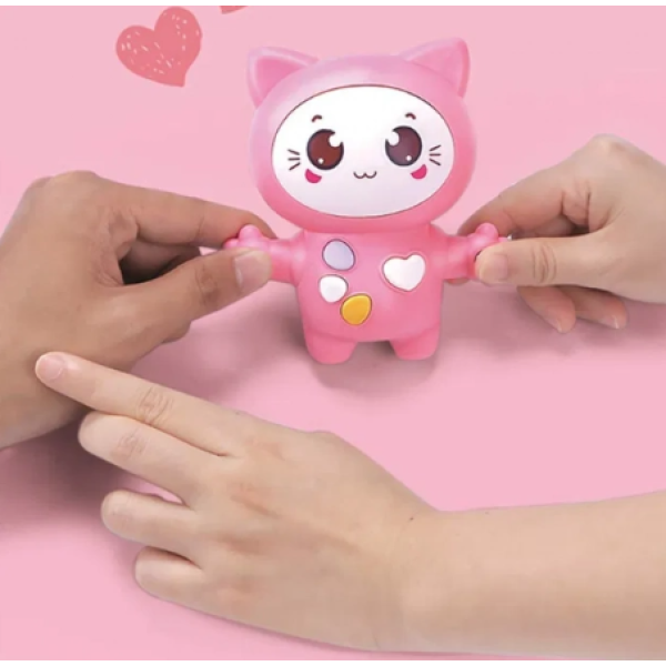 Интерактивная музыкальная игрушка Котенок Link link Cat KarakUli Baby (709E pink) 10164 - изображение 7