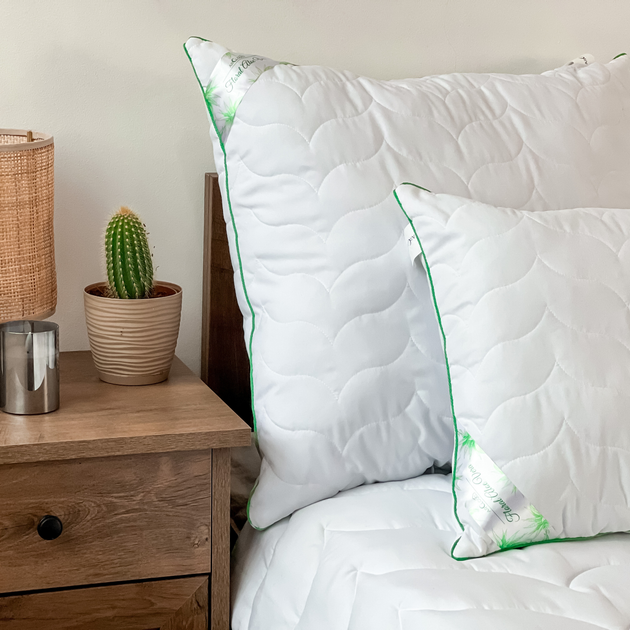 Подушка для сну 50х70 см Floral Aloe Vera / Флорал Алое Вера з екстрактом алое на блискавці - Фото 6 Подушка для сну 50х70 см Floral Aloe Vera / Флорал Алое Вера з екстрактом алое на блискавці - изображение 6