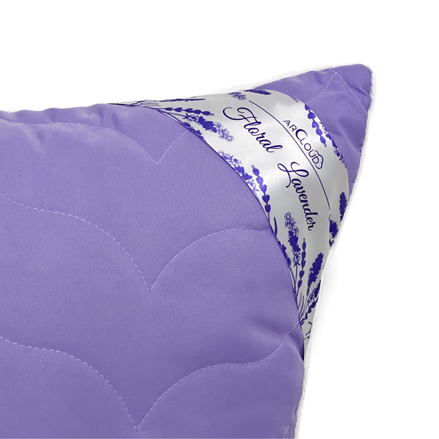 Подушка для сну 70х70 см Floral Lavender / Флорал Лаванде зі знімним чохлом - Фото 6 Подушка для сну 70х70 см Floral Lavender / Флорал Лаванде зі знімним чохлом - зображення 6