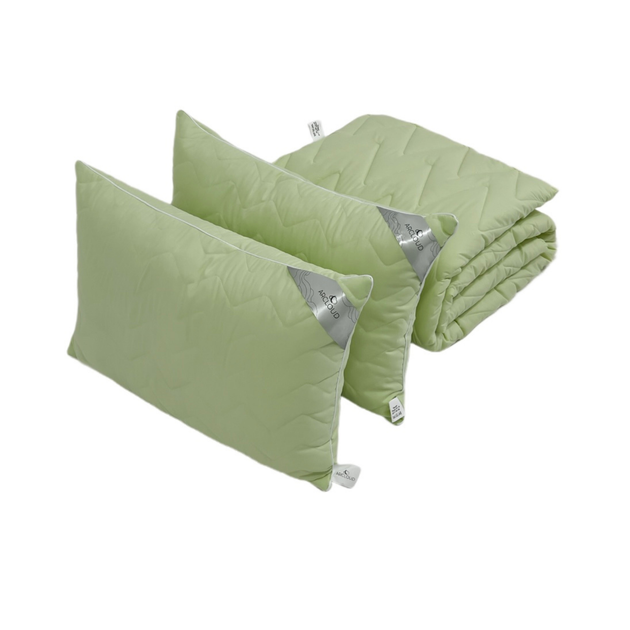 Подушка для сну Green Bamboo / Грін Бамбу 50х70 см з мікрофібри антиалергенна - Фото 6 Подушка для сну Green Bamboo / Грін Бамбу 50х70 см з мікрофібри антиалергенна - изображение 6