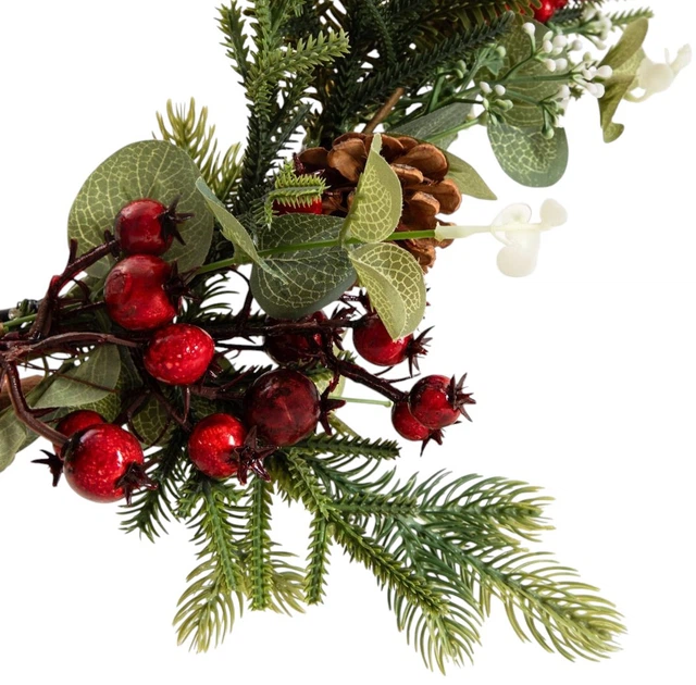 Wieniec Homla Farila świąteczny na metalowej obręczy 40 cm (5906496710100) - obraz 2