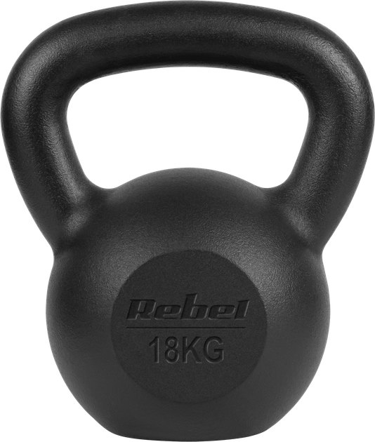 Kettlebell bitumiczny Rebel Active RBA-2323-18 18 kg (5901890111652) - obraz 2