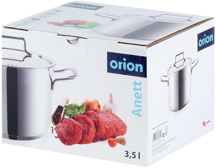 Garnek Orion Anett z pokrywką ze stali nierdzewnej 3.5 l (8697414827259) - obraz 5