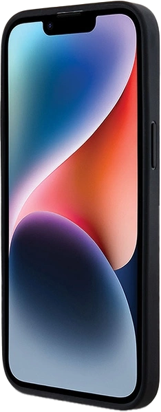 Панель DKNY Leather Mono Stripe & Metal Logo для Apple iPhone 14 Pro Max Black (3666339260385) - зображення 5