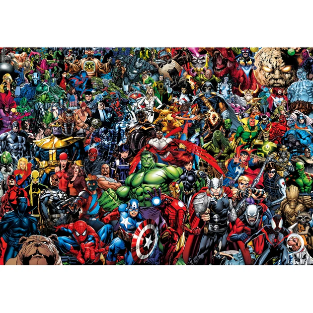 Пазл Герои Марвел - Marvel - 1000 шт Clementoni 39709 - Фото 2 Пазл Герои Марвел - Marvel - 1000 шт Clementoni 39709 - изображение 2