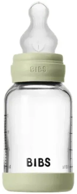Скляна BIBS Baby Glass Bottle дитяча пляшечка з силіконовою соскою - 120 ml - Sage - Фото 1 Скляна BIBS Baby Glass Bottle дитяча пляшечка з силіконовою соскою - 120 ml - Sage - изображение 1