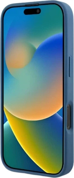 Etui Guess 4G Ring Classic Logo MagSafe do Apple iPhone 16 Pro Blue (GUHMP16LG4GFRB) - obraz 5