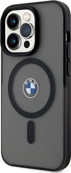 Панель BMW IML Signature MagSafe для Apple iPhone 15 Pro Black (BMHMP15LDSLK) - зображення 2