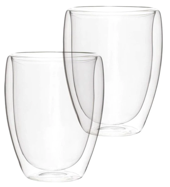 Набір склянок Homla Cembra з подвійною стінкою 350 мл 2 шт (5902869932889) - зображення 1