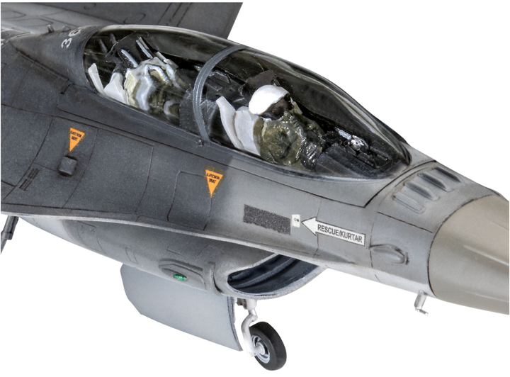 Збірна модель-копія Revell Літак F-16D Tigermeet 2014 Рівень 4 Масштаб 1:72 (RVL-63844) - зображення 5